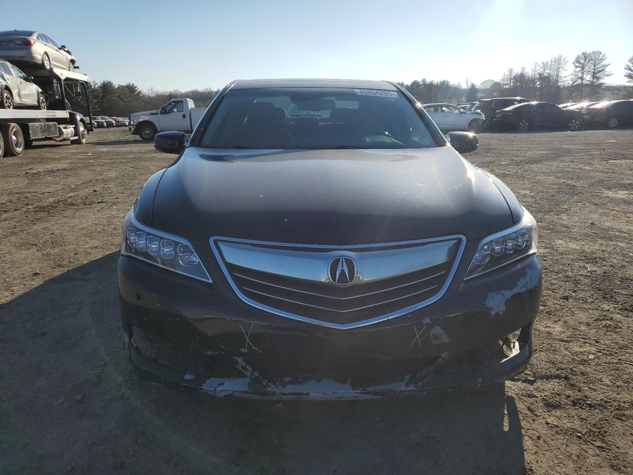 2014 Acura RLX VIN JH4KC1F95EC003685 Copart auction photo, front end / minor dent/scratches damage thumbnail 5