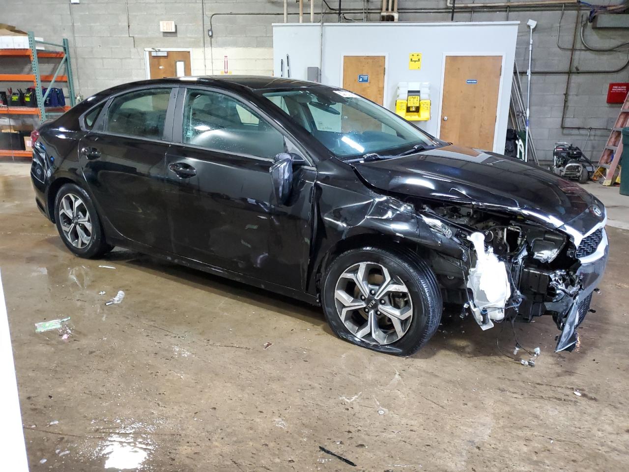 2021 KIA Forte VIN 3KPF24AD3ME349177 Copart auction photo, front end damage thumbnail 4