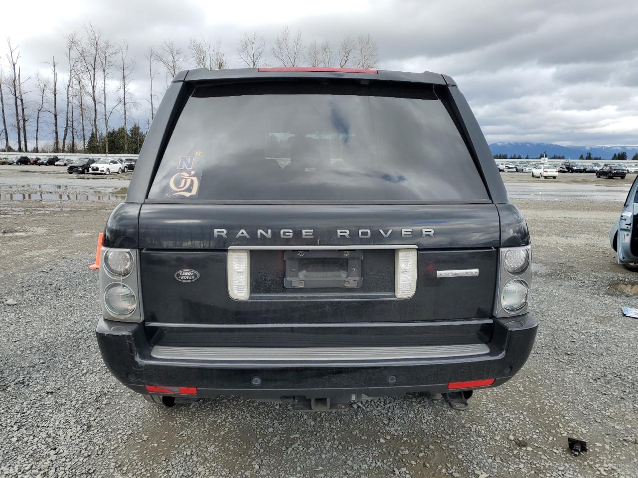 2007 Land Rover Range Rover VIN SALMF13457A251839 Copart auction photo, front end / rear end damage thumbnail 6