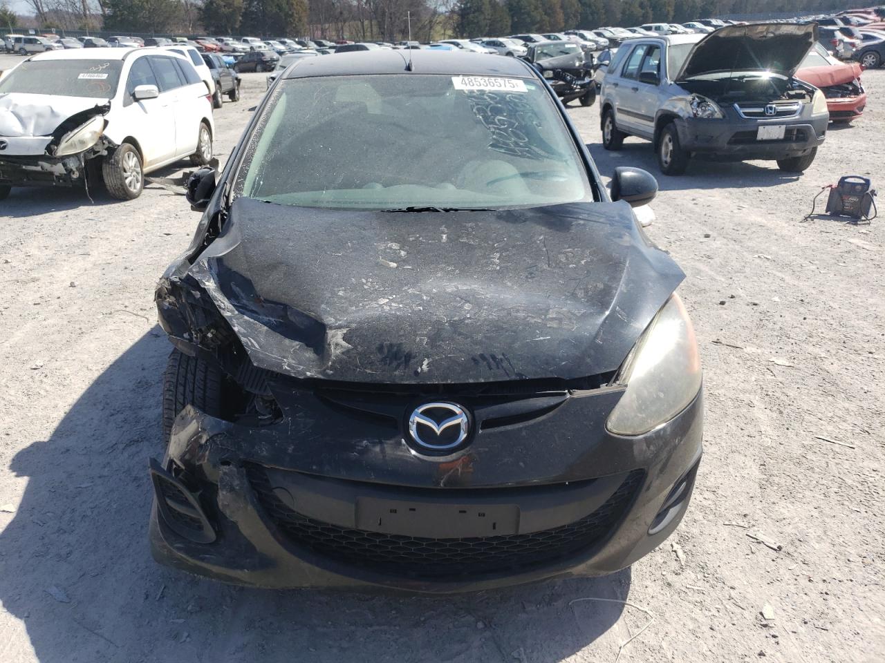 2011 Mazda 2 VIN JM1DE1HY9B0109997 Copart auction photo, front end / minor dent/scratches damage thumbnail 5