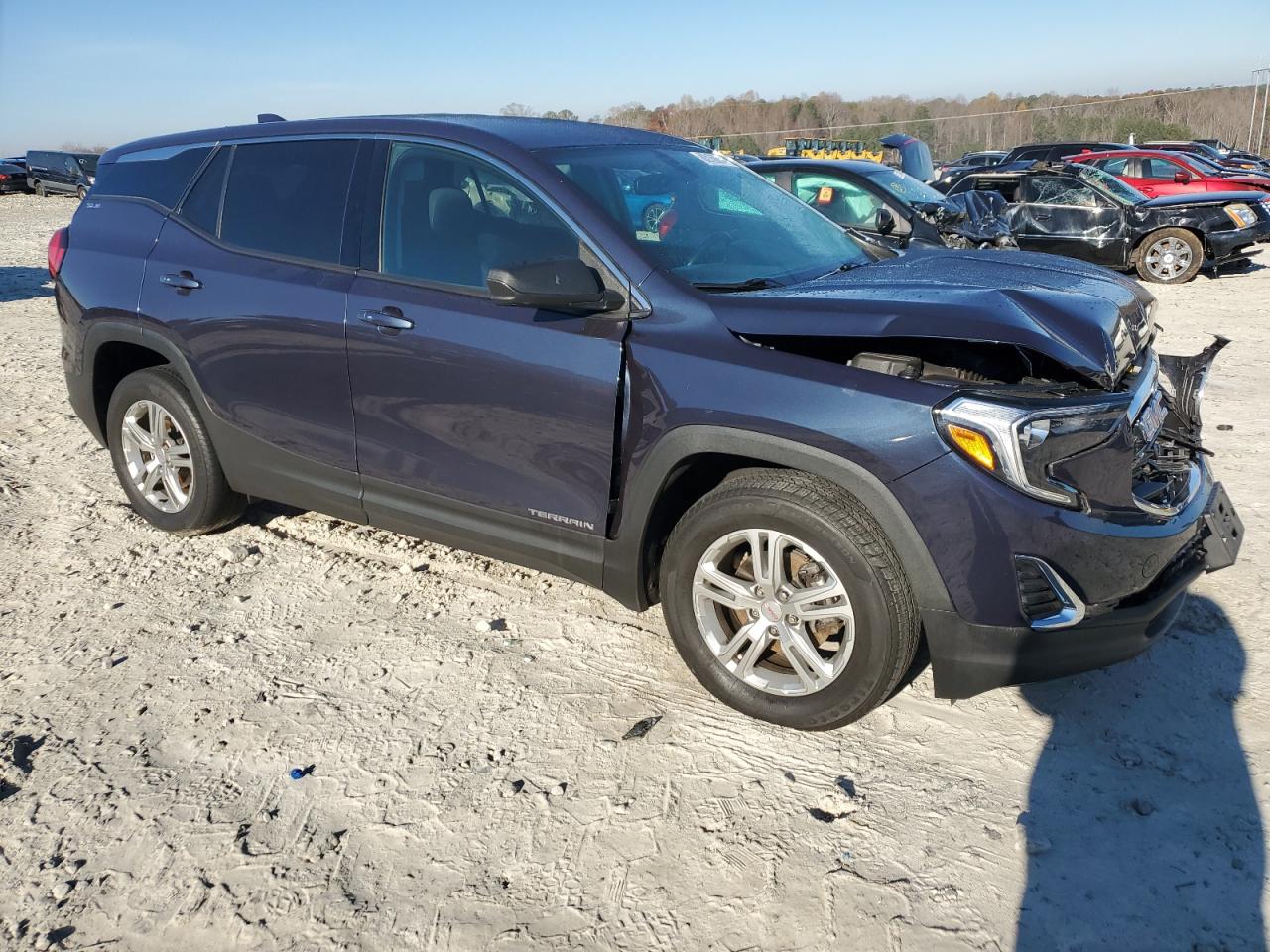 2018 GMC Terrain VIN 3GKALMEV7JL176155 Copart auction photo, front end damage thumbnail 4