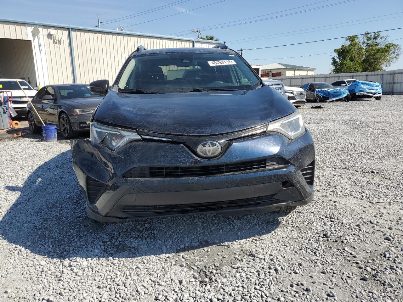 2018 Toyota RAV 4 VIN JTMZFREVXJJ207604 Copart auction photo, front end / undercarriage damage thumbnail 5