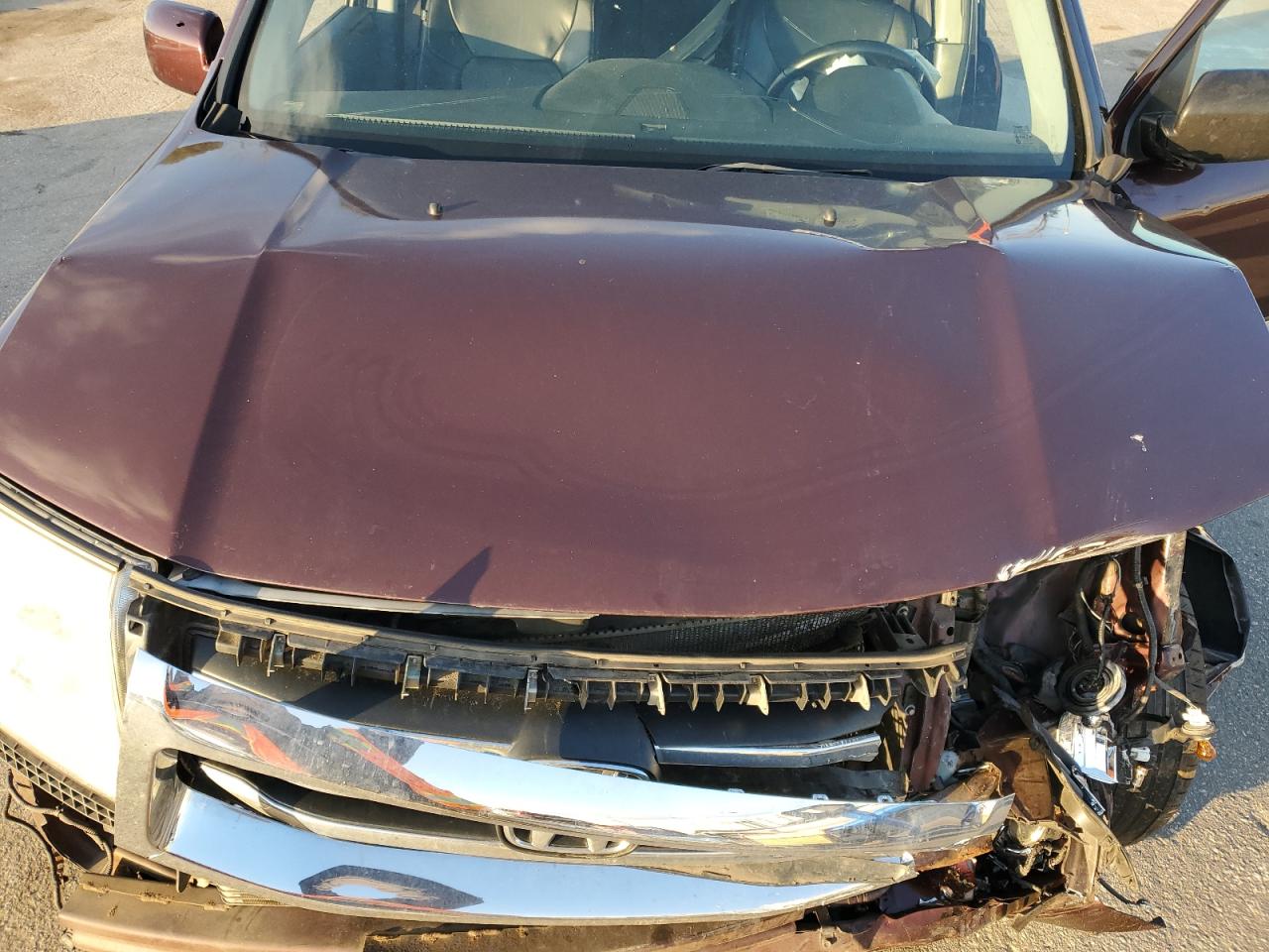 2013 Honda Pilot VIN 5FNYF4H91DB060727 Copart auction photo, front end / side damage thumbnail 13