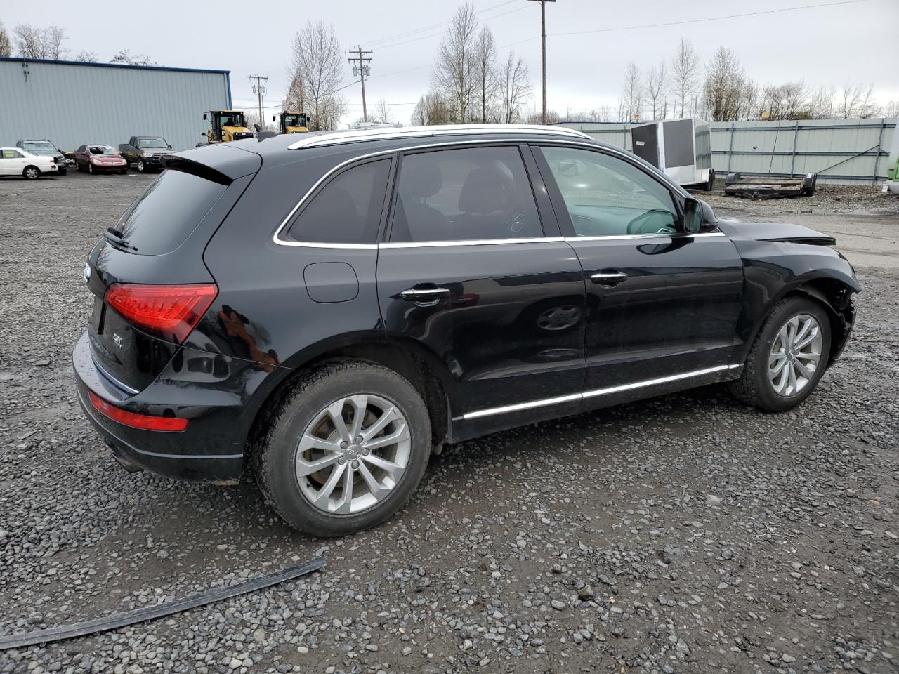 2015 Audi Q5 VIN WA1LFAFP9FA136968 Copart auction photo, front end damage thumbnail 3