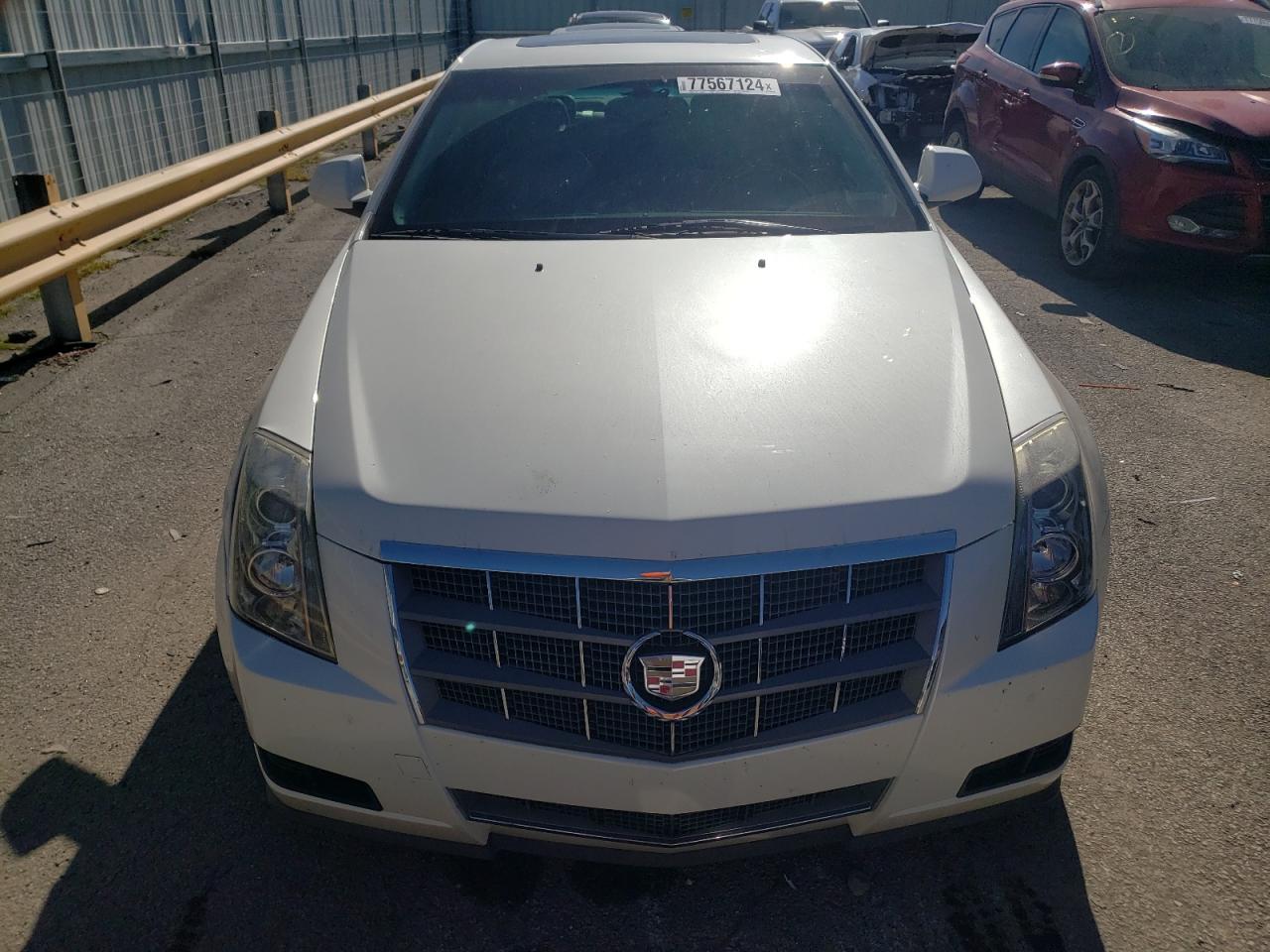 2009 Cadillac CTS VIN 1G6DG577190165794 Copart auction photo, front end / side damage thumbnail 5