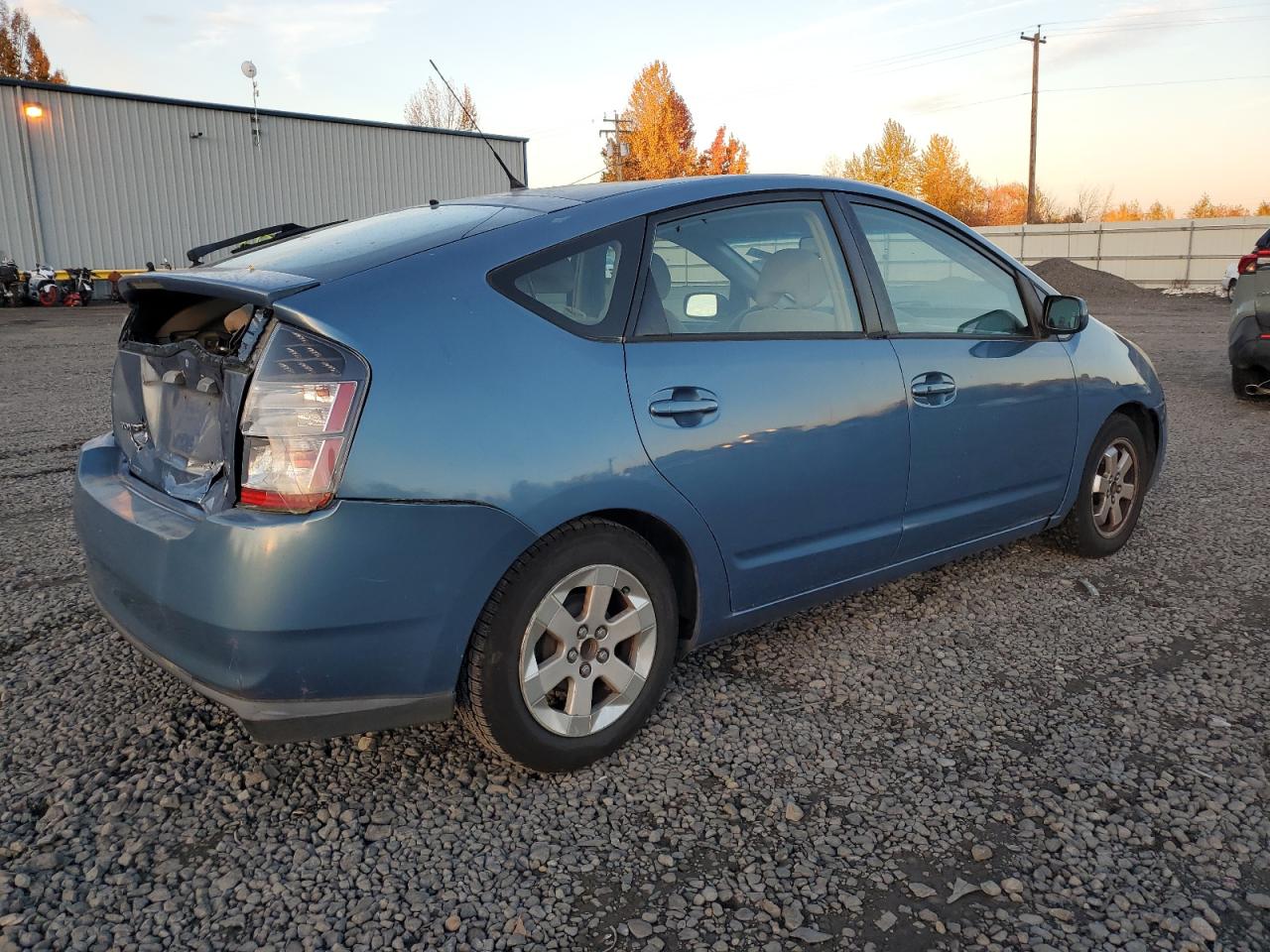 2005 Toyota Prius VIN JTDKB20U750130141 Copart auction photo, rear end damage thumbnail 3