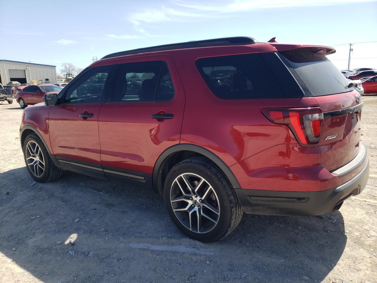 2018 Ford Explorer VIN 1FM5K8GT2JGB55300 Copart auction photo, hail / minor dent/scratches damage thumbnail 2