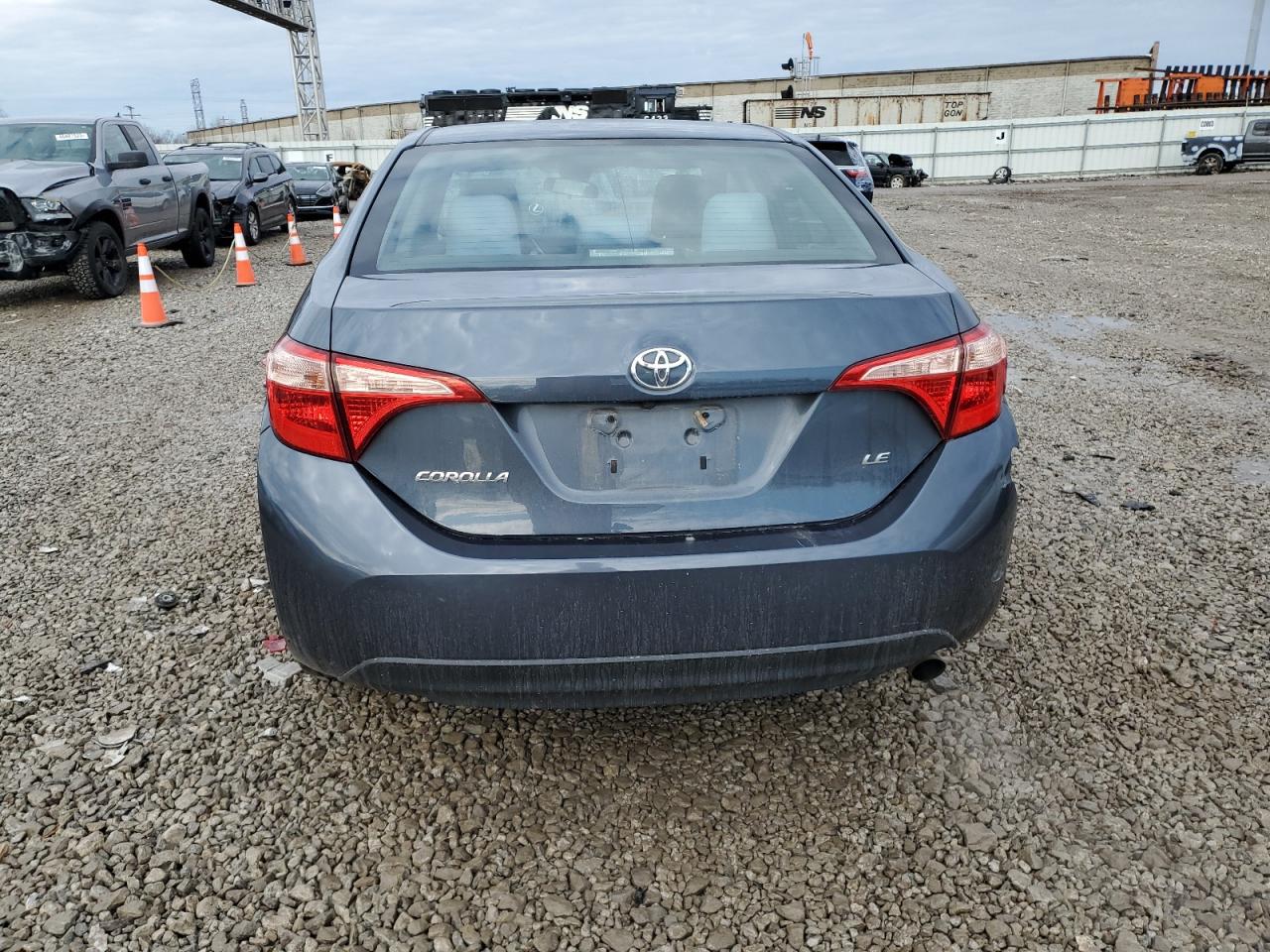 2017 Toyota Corolla VIN 2T1BURHEXHC898996 Copart auction photo, all over damage thumbnail 6
