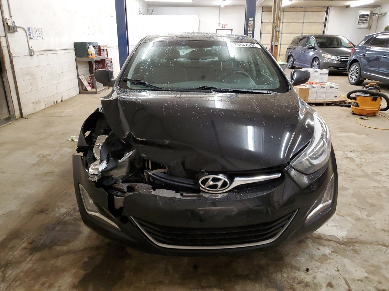 2016 Hyundai Elantra VIN KMHDH4AE0GU531080 Copart auction photo, front end damage thumbnail 5