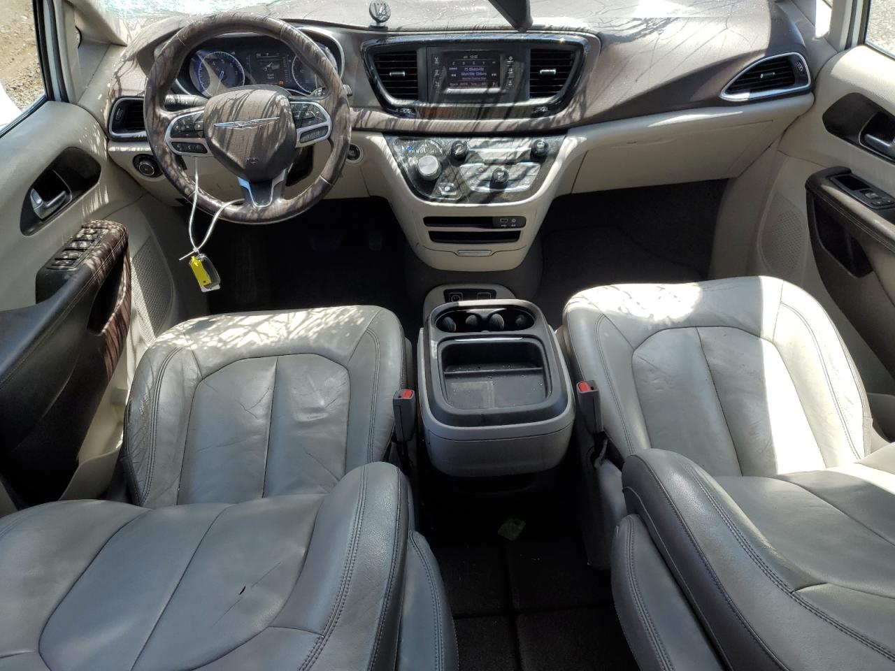 2017 Chrysler Pacifica VIN 2C4RC1BG3HR759130 Copart auction photo, top/roof damage thumbnail 8