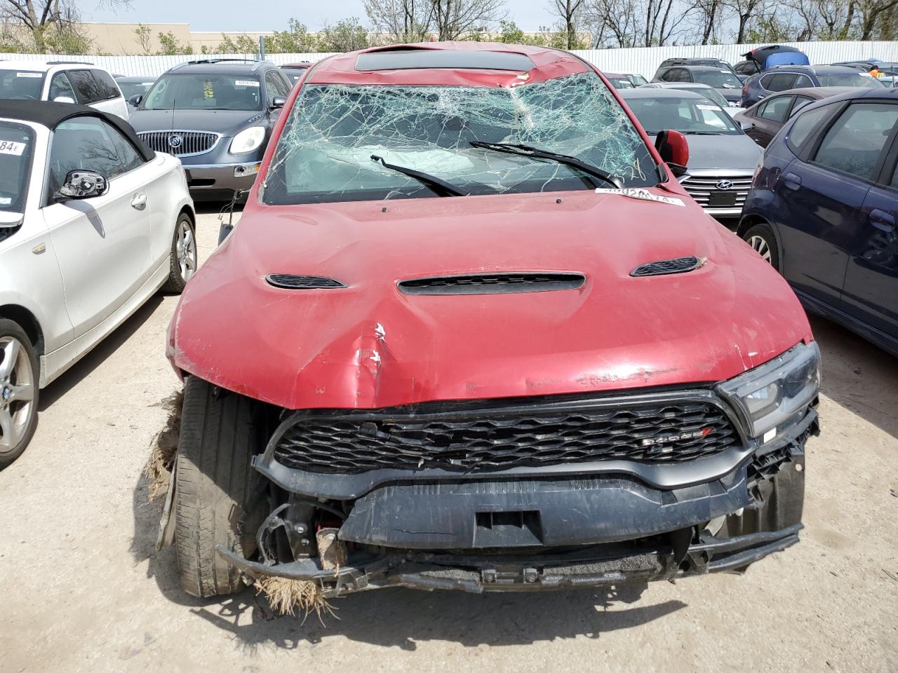 2021 Dodge Durango VIN 1C4SDJCT8MC641975 Copart auction photo, all over damage thumbnail 5