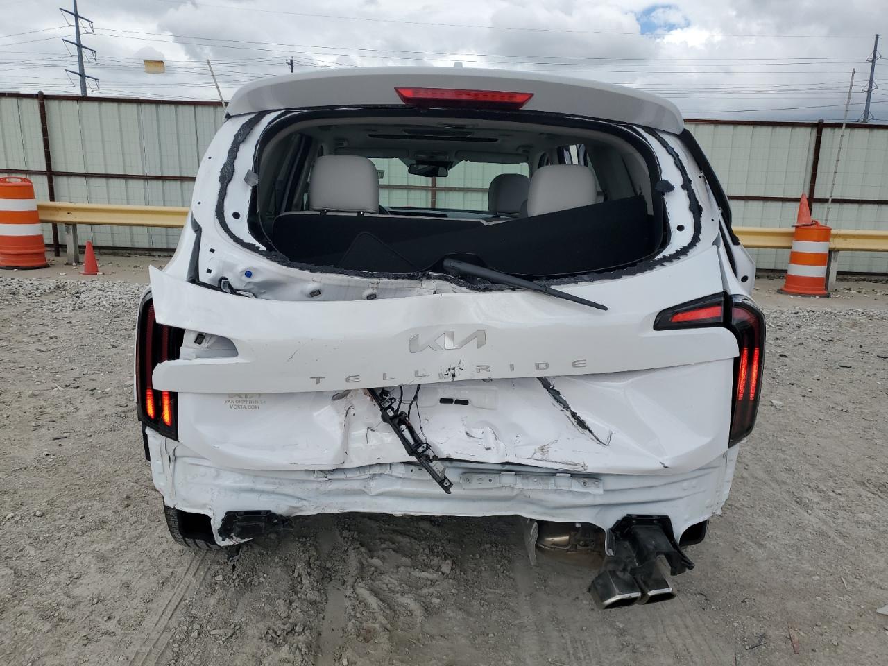 2024 KIA Telluride VIN 5XYP34GC2RG418631 Copart auction photo, front end / rear end damage thumbnail 6