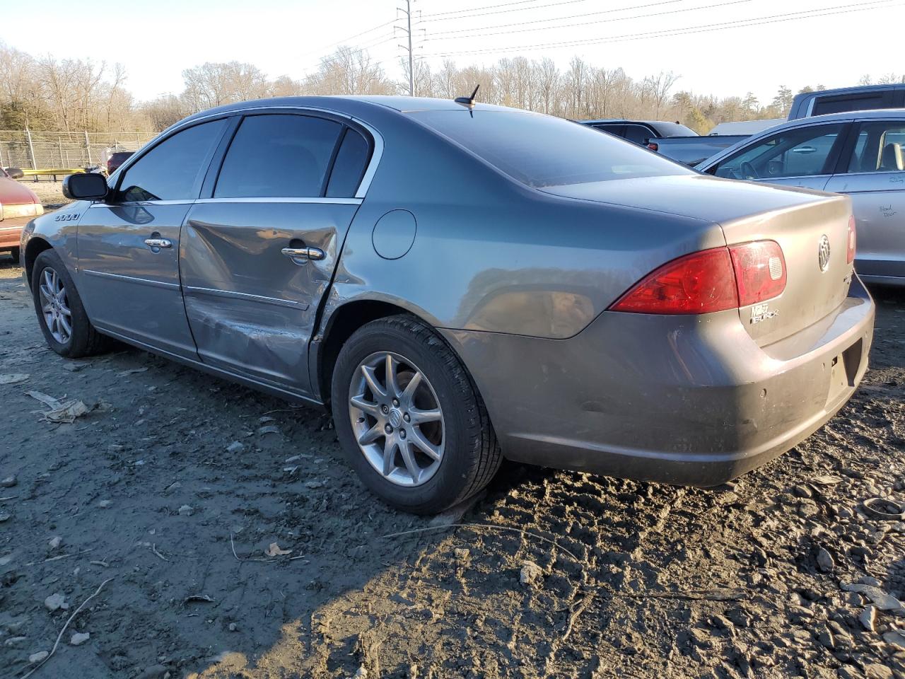 2007 Buick Lucerne VIN 1G4HR57Y67U159654 Copart auction photo, side damage thumbnail 2