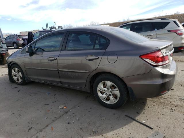 2013 Honda Civic VIN 2HGFB2F5XDH574255 Copart auction photo, front end / hail damage thumbnail 2