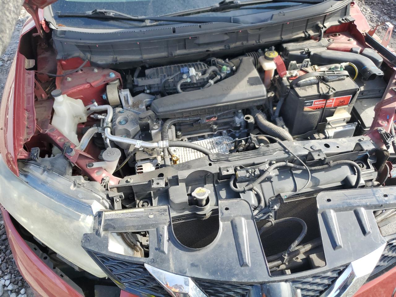 2015 Nissan Rogue VIN KNMAT2MT8FP540627 Copart auction photo, front end damage thumbnail 12