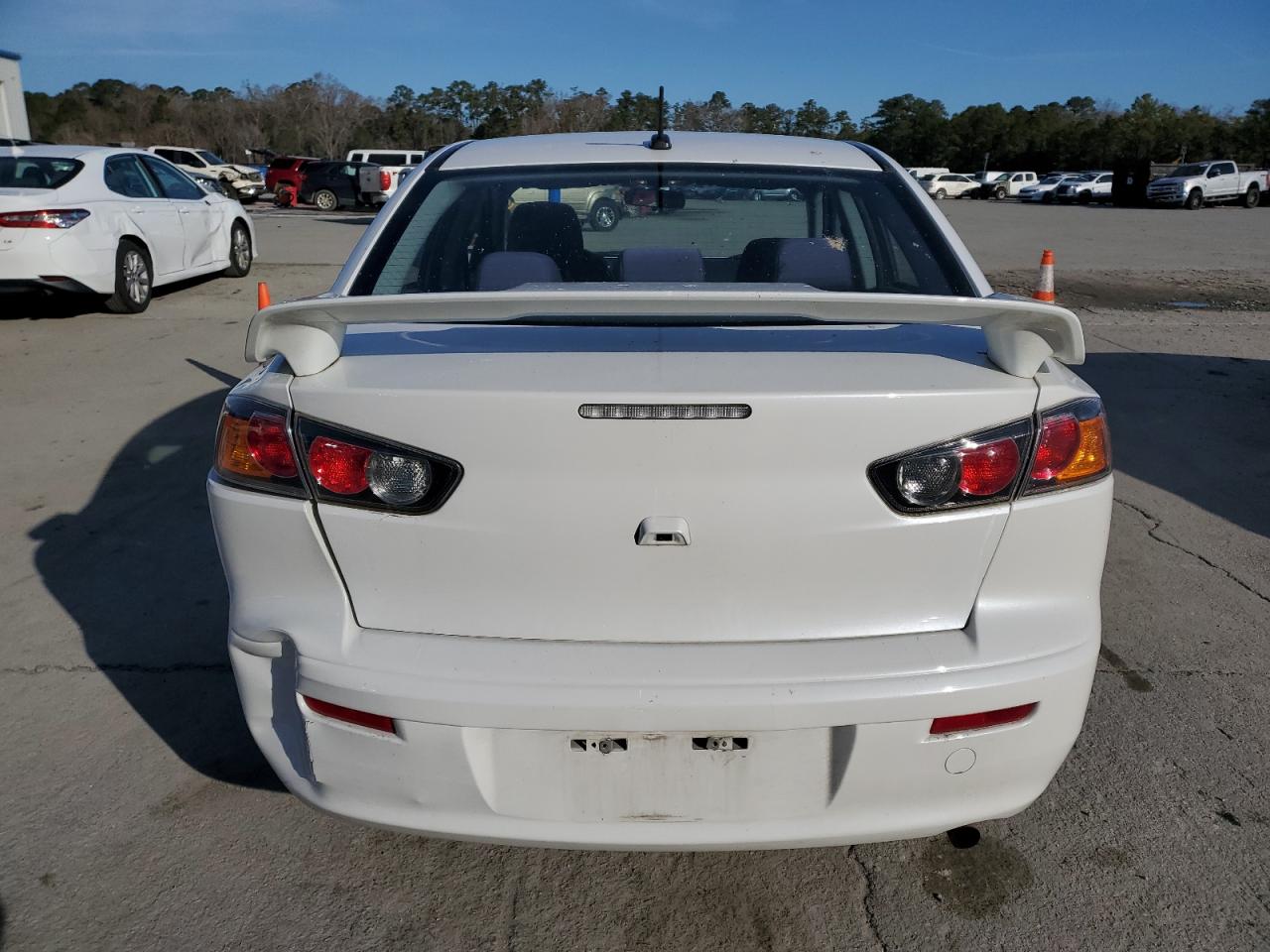 2017 Mitsubishi Lancer VIN JA32U2FU9HU011391 Copart auction photo, front end / side damage thumbnail 6