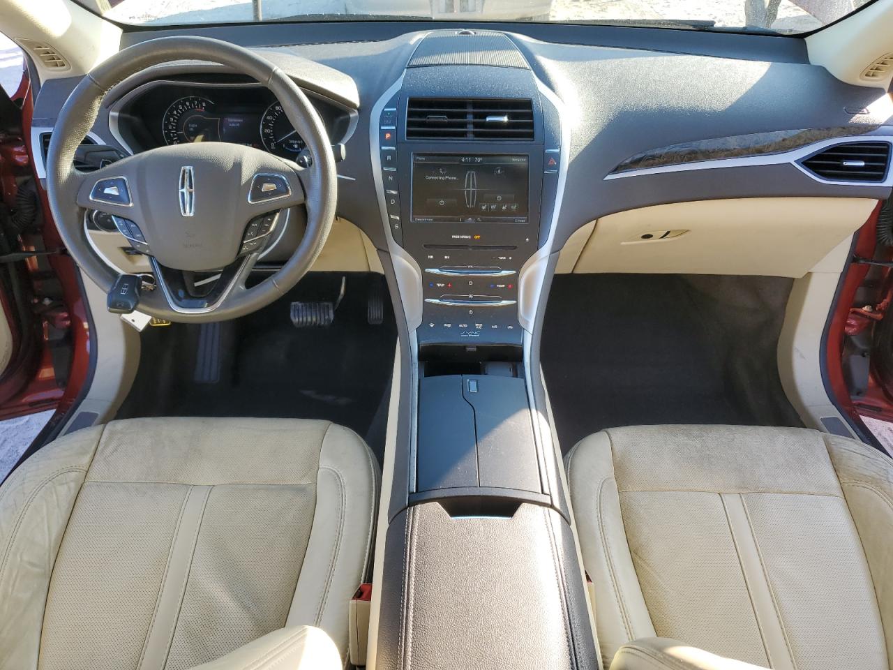 2014 Lincoln MKZ VIN 3LN6L2G90ER827632 Copart auction photo, all over damage thumbnail 8