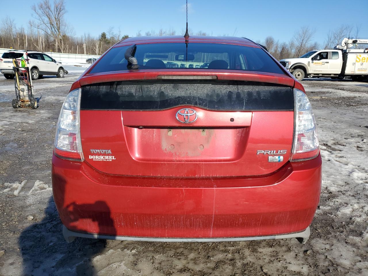 2008 Toyota Prius VIN JTDKB20U087702582 Copart auction photo, side / all over damage thumbnail 6