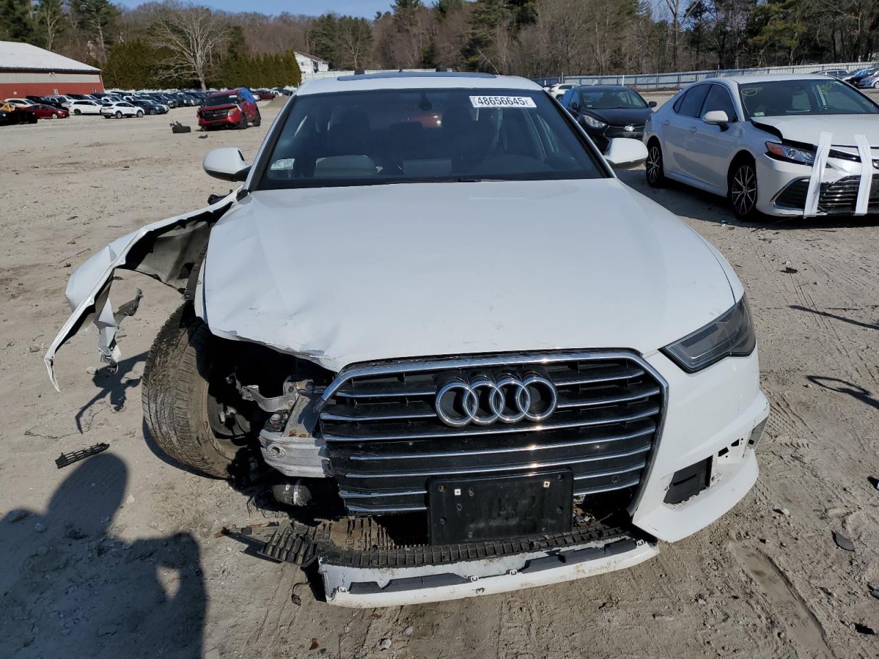 2016 Audi A6 VIN WAUGFAFC9GN073866 Copart auction photo, front end / undercarriage damage thumbnail 5