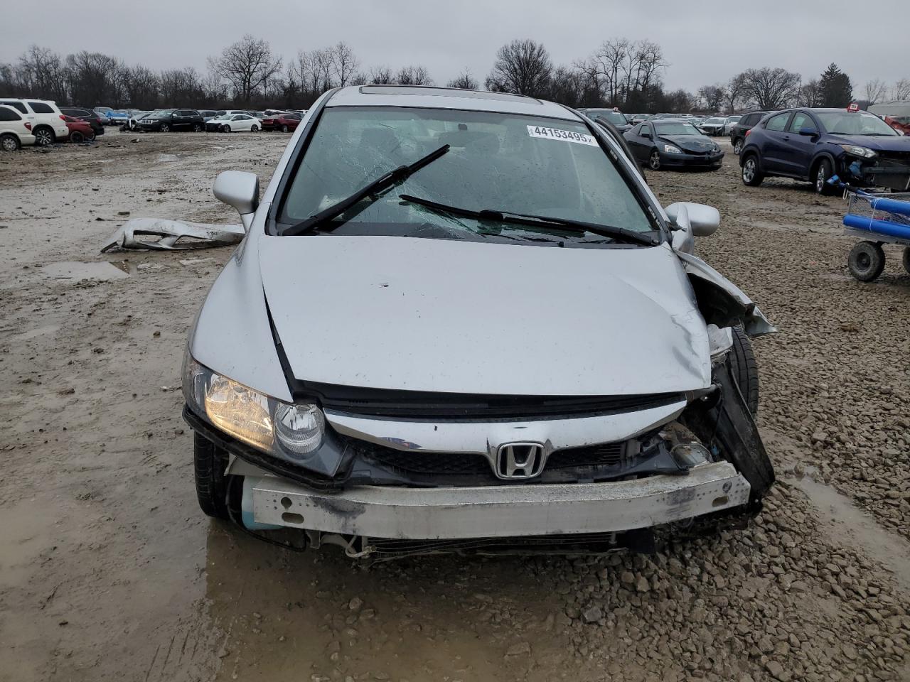 2010 Honda Civic VIN 19XFA1F8XAE020243 Copart auction photo, front end / rear end damage thumbnail 5