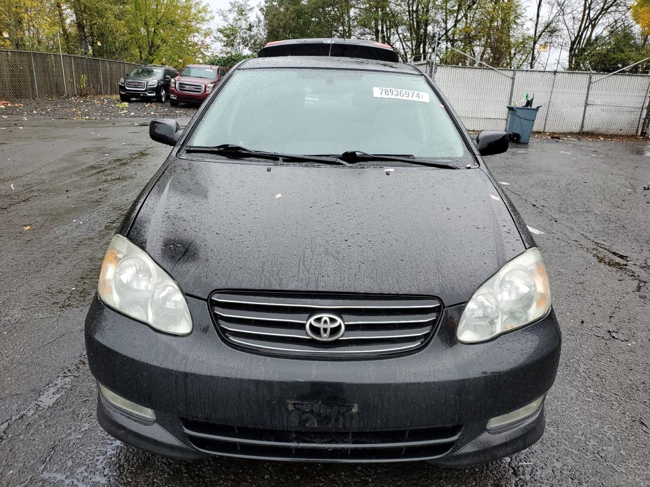2003 Toyota Corolla VIN 1NXBR32E33Z138990 Copart auction photo, rear end damage thumbnail 5