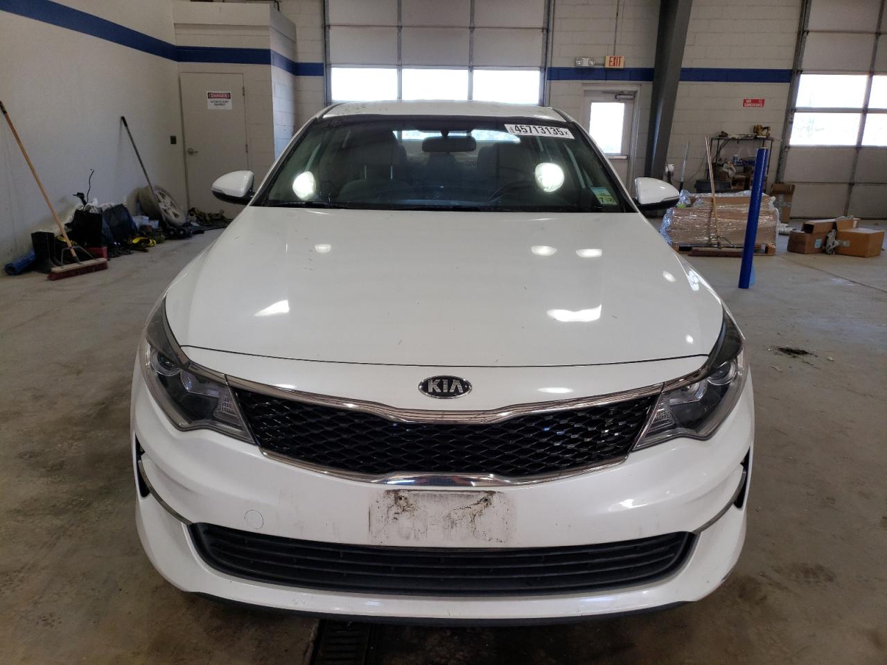 2016 KIA Optima VIN KNAGT4L37G5102490 Copart auction photo, top/roof damage thumbnail 5