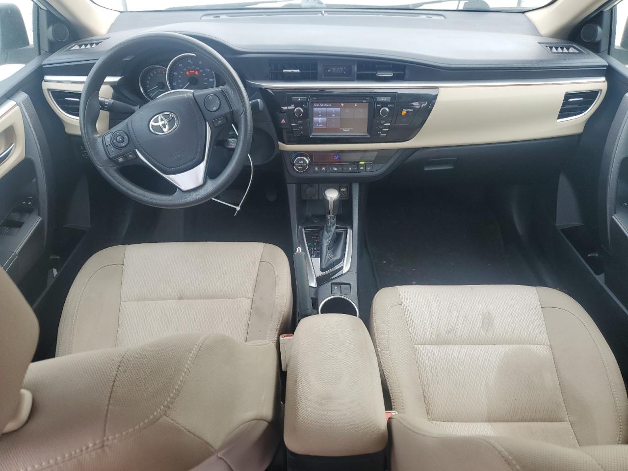 2015 Toyota Corolla VIN 2T1BURHE9FC312799 Copart auction photo, rear end / undercarriage damage thumbnail 8