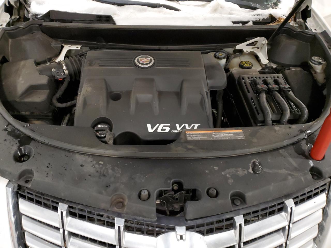 2014 Cadillac SRX VIN 3GYFNGE36ES581361 Copart auction photo, front end / rear end damage thumbnail 12