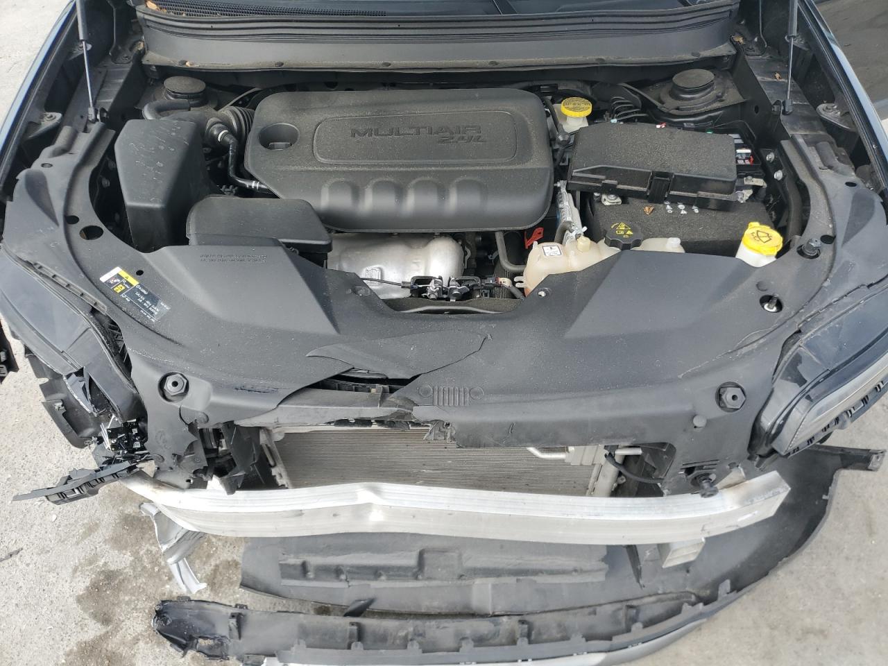 2020 Jeep Grand Cherokee VIN 1C4PJLDB3LD581743 Copart auction photo, front end / side damage thumbnail 12
