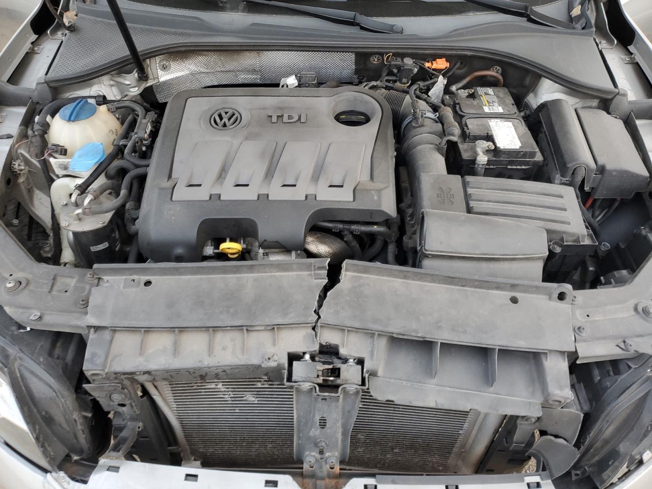 2014 Volkswagen Passat VIN 1VWBN7A35EC085190 Copart auction photo, front end damage thumbnail 11