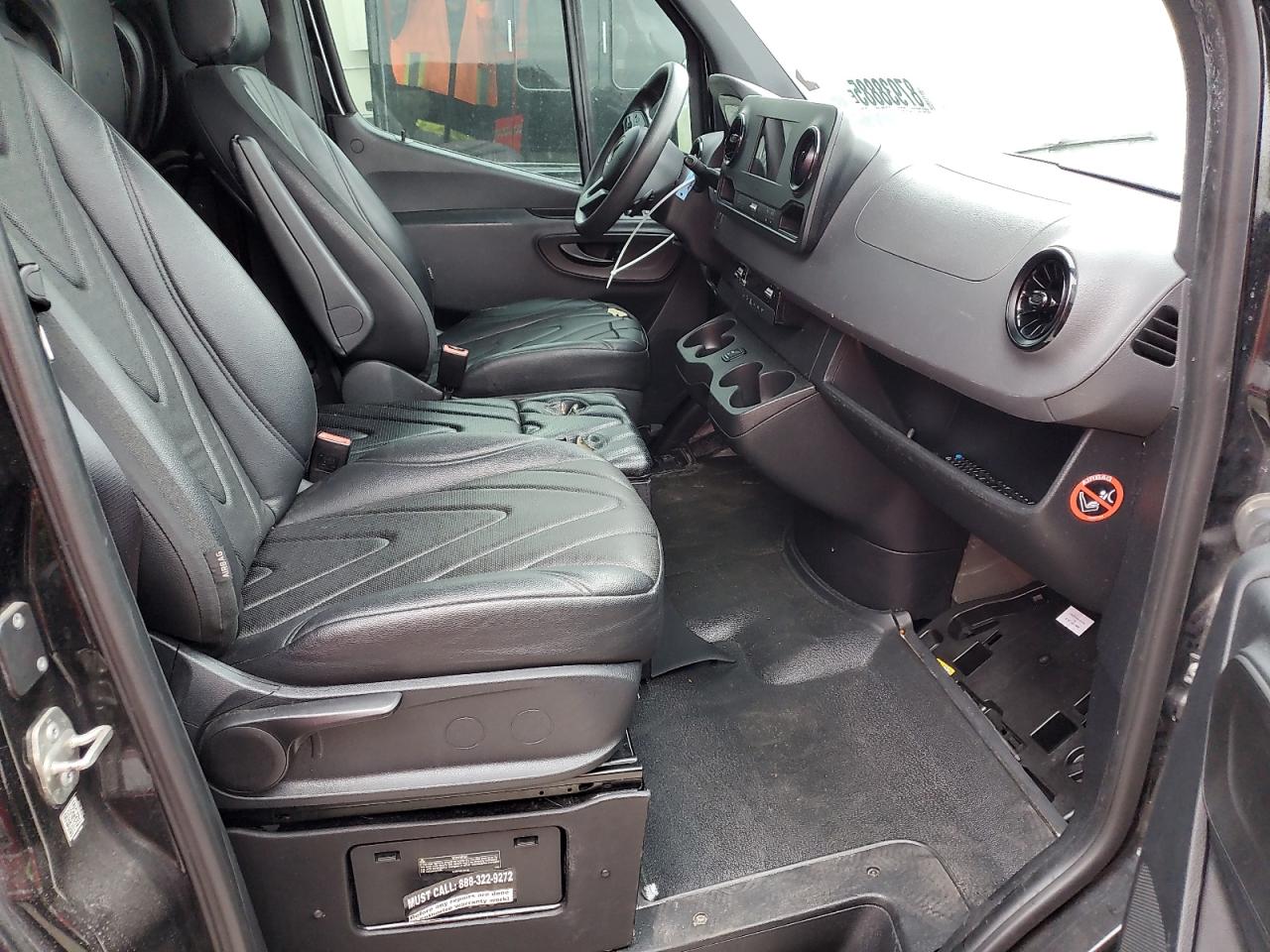 2019 Mercedes-Benz Sprinter VIN WDAPF4CD9KP174052 Copart auction photo, burn - engine / side damage thumbnail 5