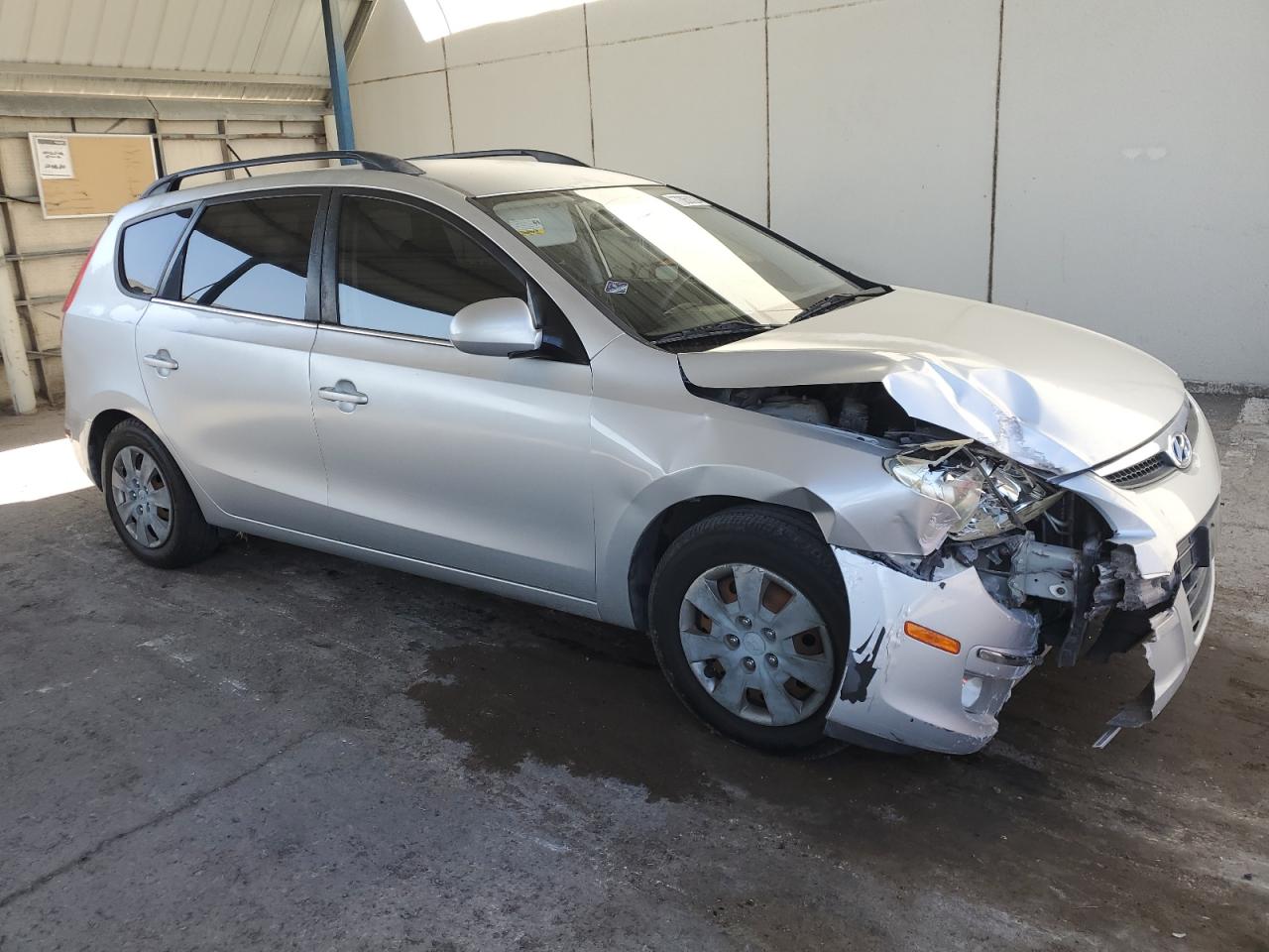 2010 Hyundai Elantra VIN KMHDC8AE7AU055228 Copart auction photo, front end / side damage thumbnail 4