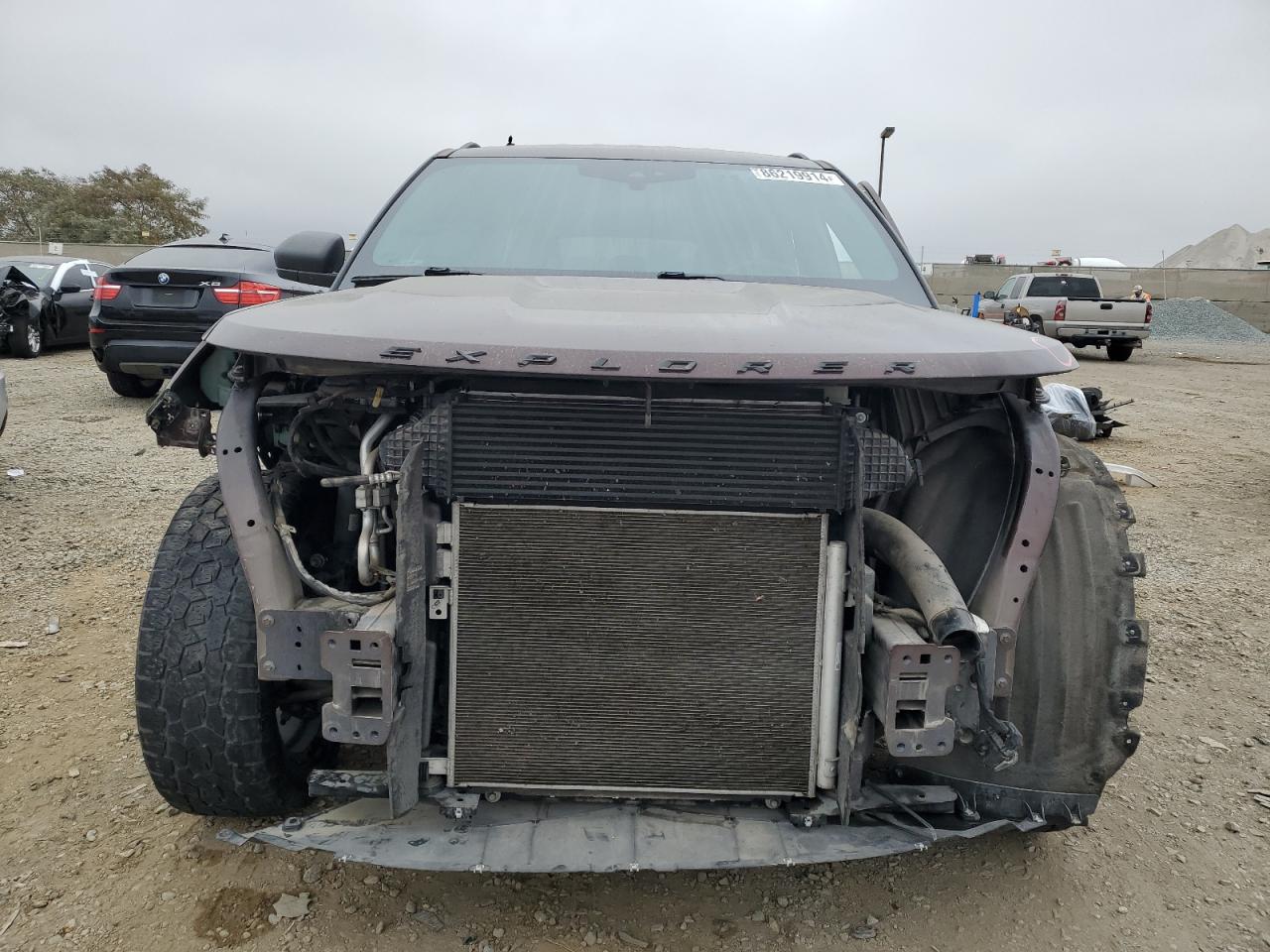 2020 Ford Explorer VIN 1FMSK7DH4LGB93949 Copart auction photo, front end damage thumbnail 5