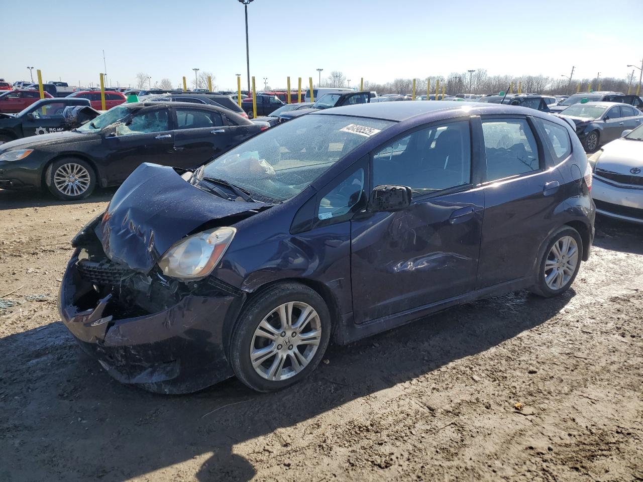 2009 Honda Fit VIN JHMGE884X9S075004