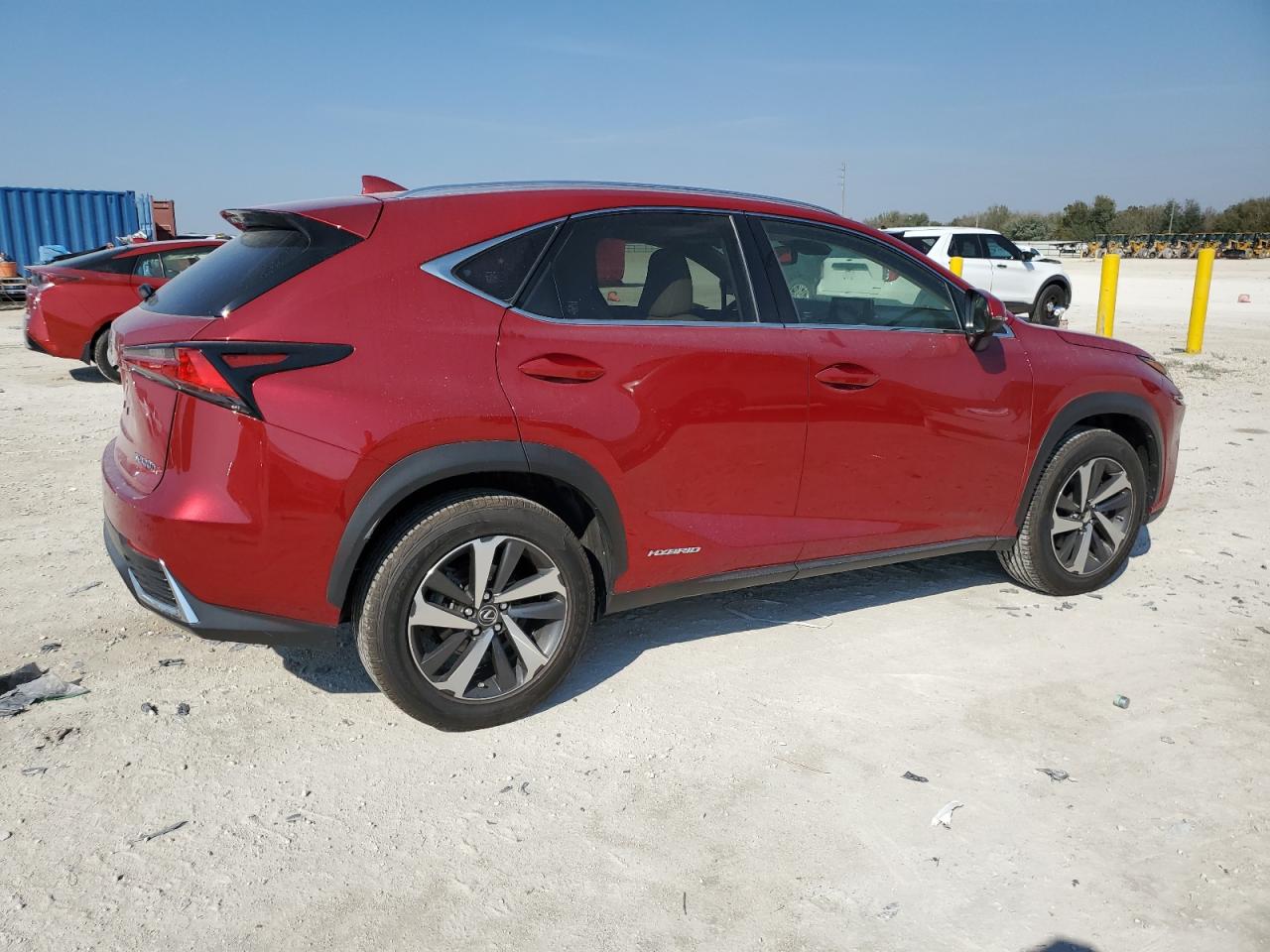 2019 Lexus NX VIN JTJBJRBZ0K2125008 Copart auction photo, side damage thumbnail 3