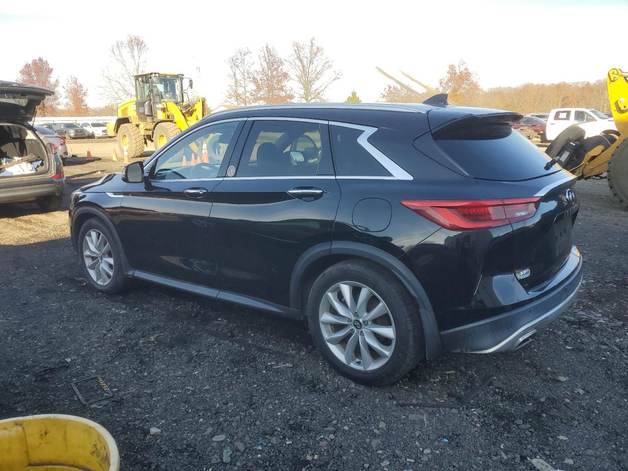 2019 Infiniti QX50 VIN 3PCAJ5M3XKF122047 Copart auction photo, side damage thumbnail 2