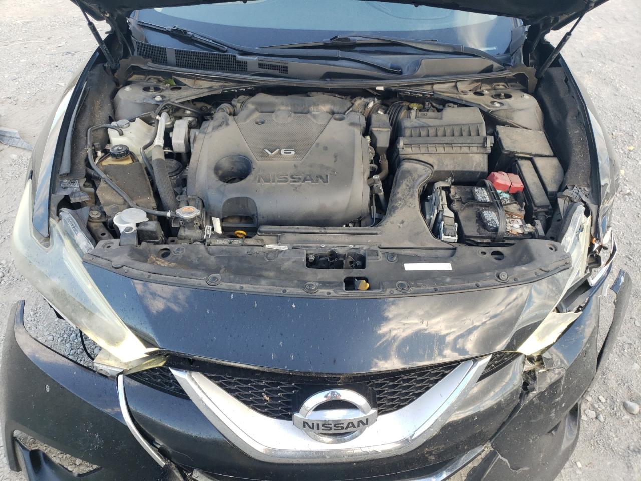2017 Nissan Maxima VIN 1N4AA6AP0HC380828 Copart auction photo, front end damage thumbnail 11