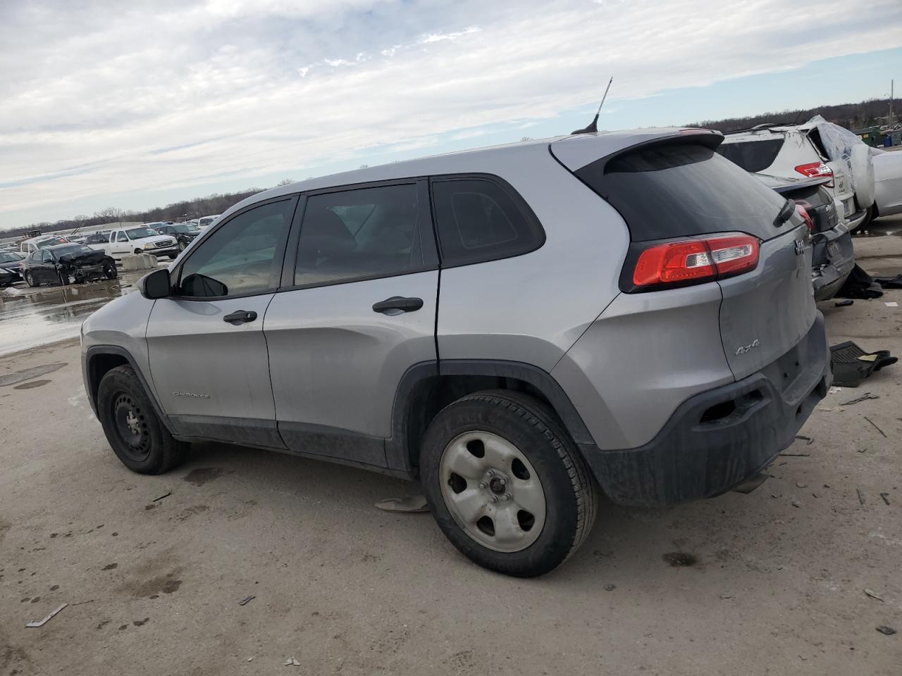 2014 Jeep Grand Cherokee VIN 1C4PJMAB1EW121482 Copart auction photo, front end damage thumbnail 2