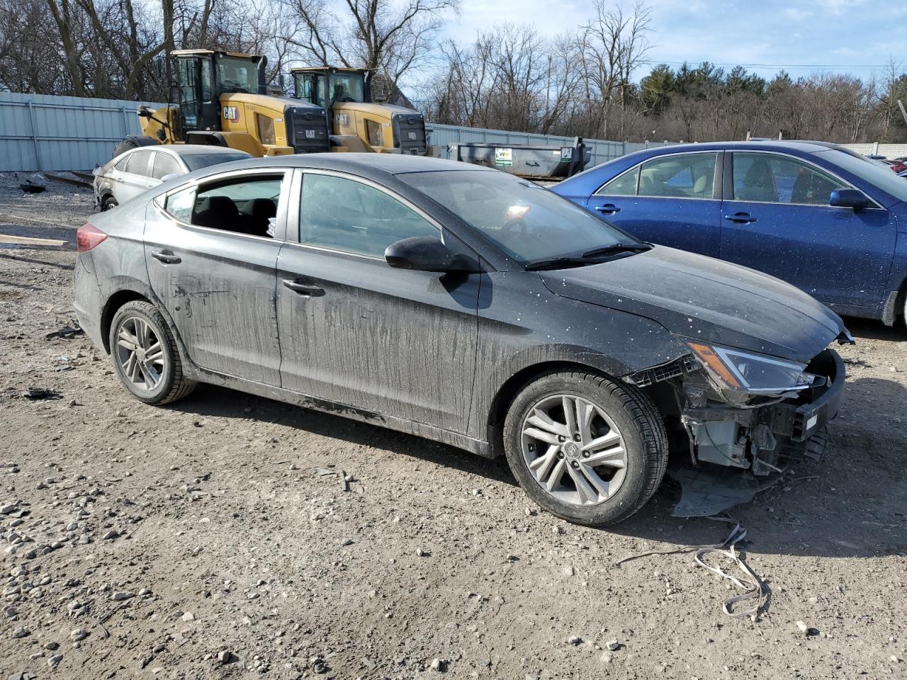 2020 Hyundai Elantra VIN 5NPD84LF5LH549346 Copart auction photo, vandalism damage thumbnail 4