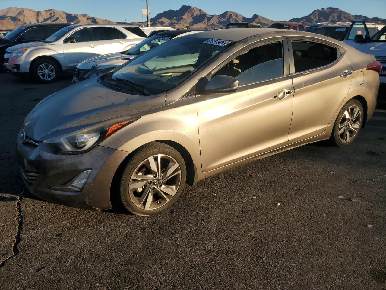 2015 Hyundai Elantra VIN 5NPDH4AEXFH618112