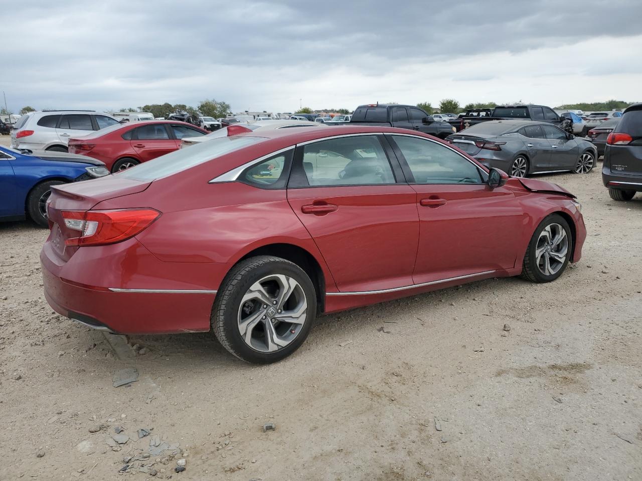 2019 Honda Accord VIN 1HGCV1F53KA109591 Copart auction photo, front end damage thumbnail 3