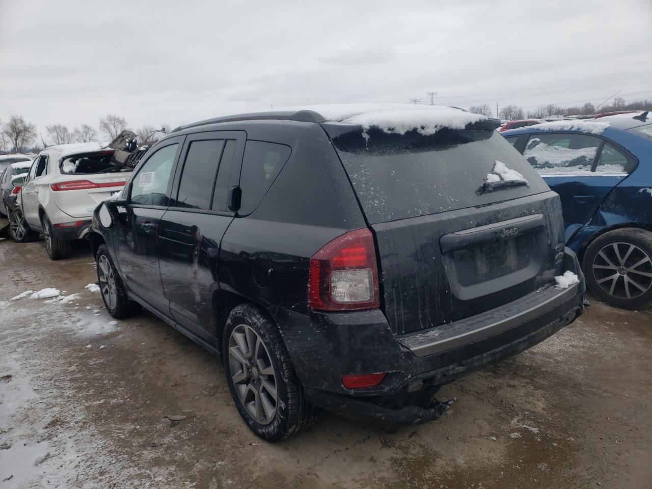2016 Jeep Compass VIN 1C4NJCBA0GD700906 Copart auction photo, front end / side damage thumbnail 2