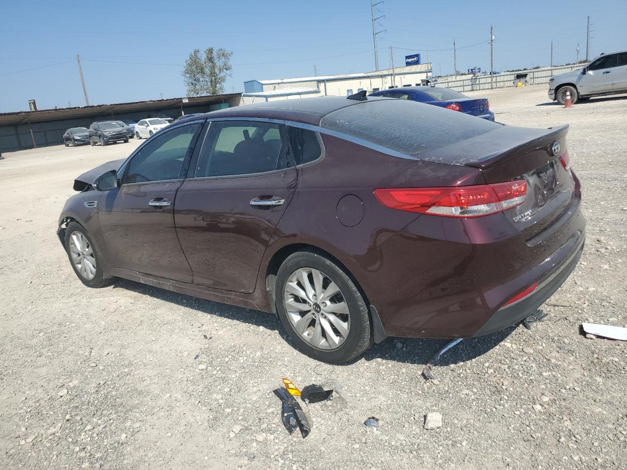 2017 KIA Optima VIN 5XXGU4L34HG154513 Copart auction photo, front end damage thumbnail 2