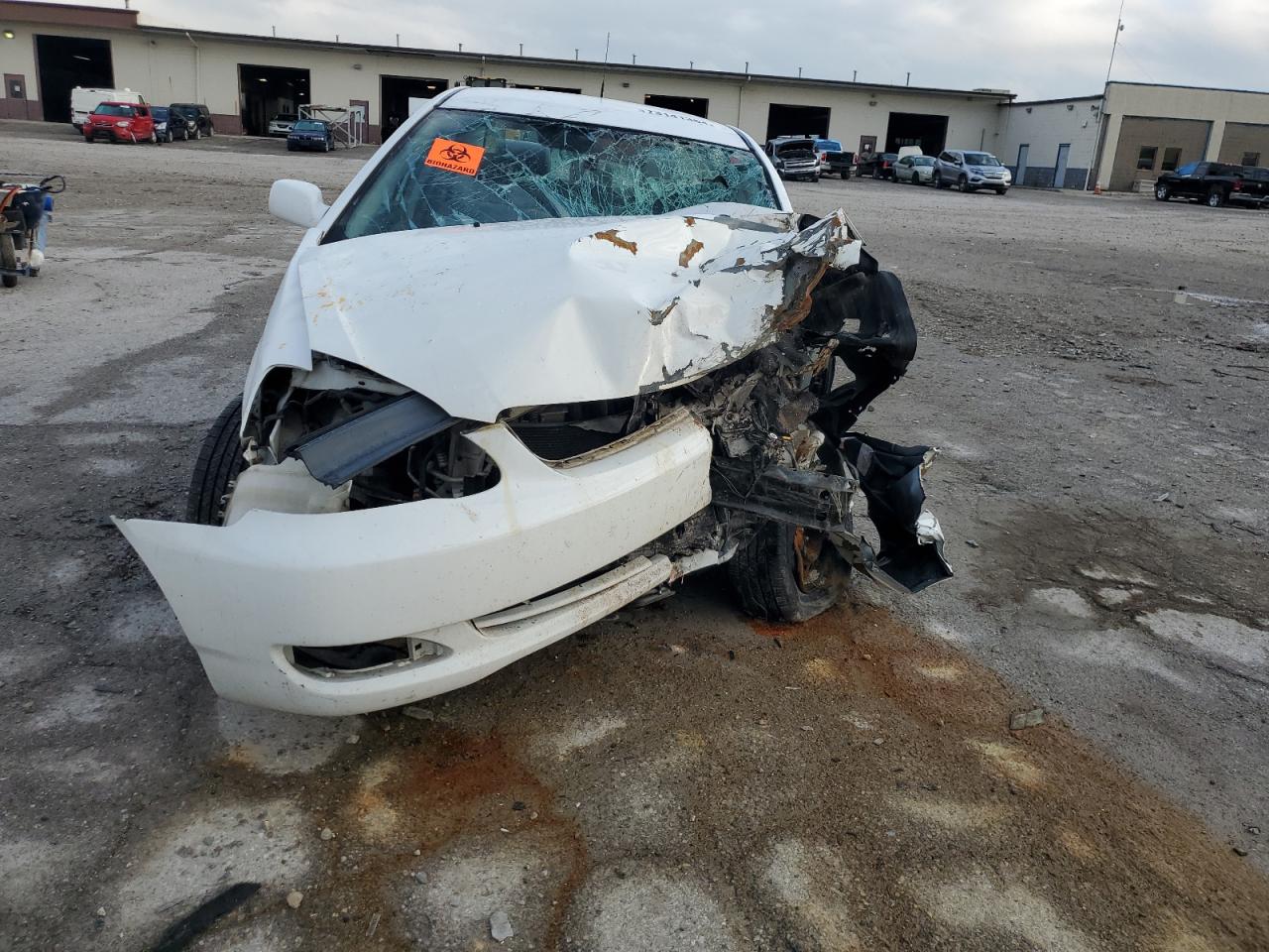 2005 Toyota Corolla VIN 2T1BR32E75C453067 Copart auction photo, front end / undercarriage damage thumbnail 5