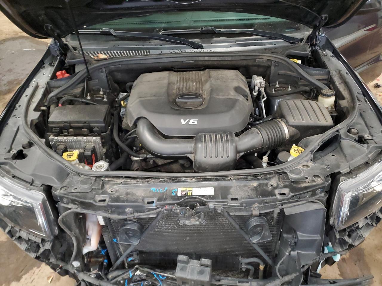 2015 Jeep Grand Cherokee VIN 1C4RJFAG5FC171224 Copart auction photo, front end / side damage thumbnail 12