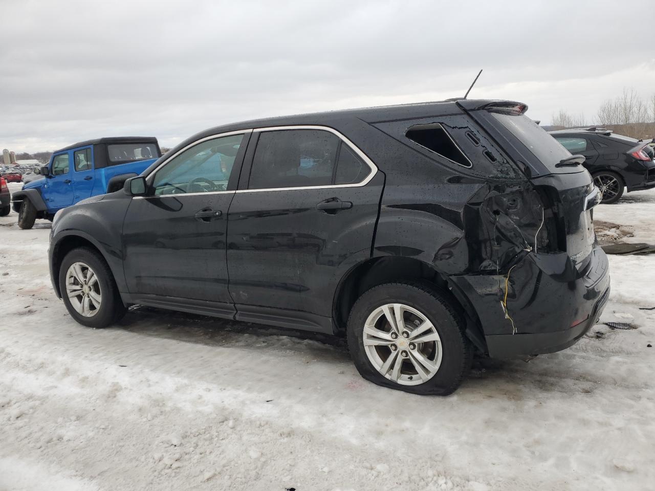 2017 Chevrolet Equinox VIN 2GNALBEK1H6101995 Copart auction photo, rear end / front end damage thumbnail 2