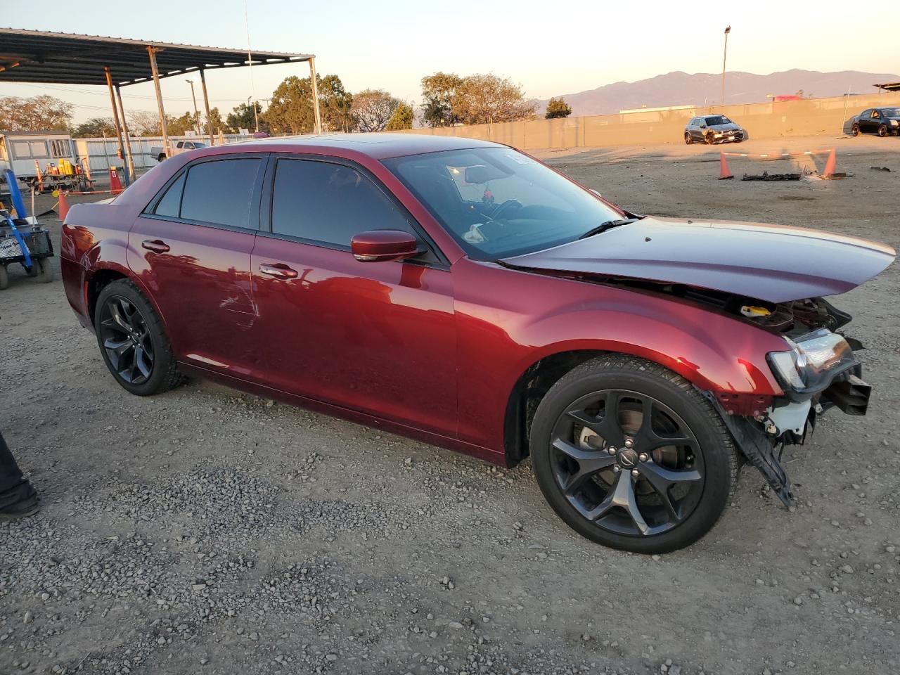 2021 Chrysler 300 VIN 2C3CCABG0MH629719 Copart auction photo, front end damage thumbnail 4