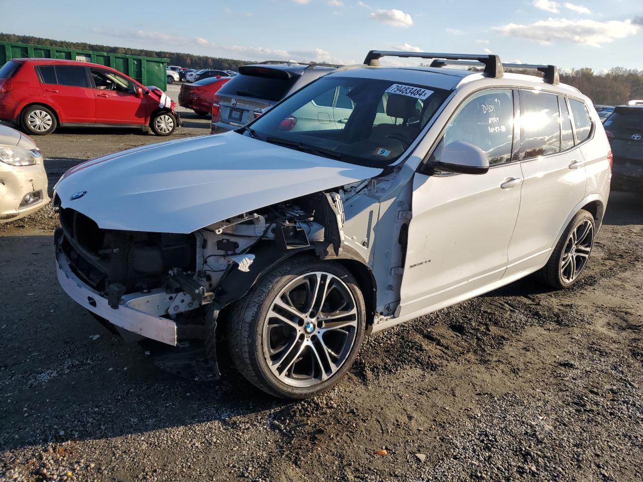 2016 BMW X3 VIN 5UXWX9C57G0D82914