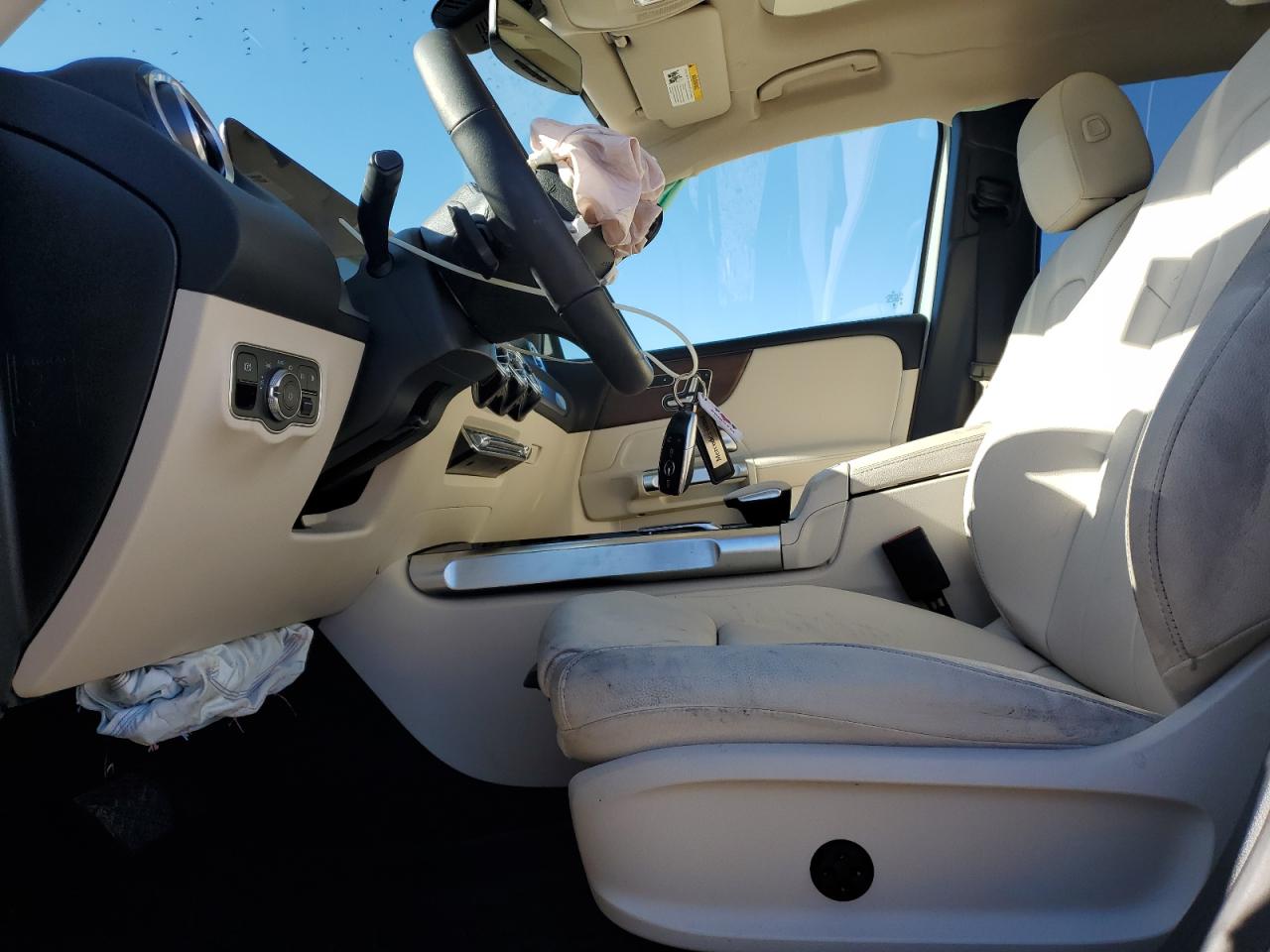 2023 Mercedes-Benz GLB VIN W1N4M4HB2PW331648 Copart auction photo, front end / side damage thumbnail 7