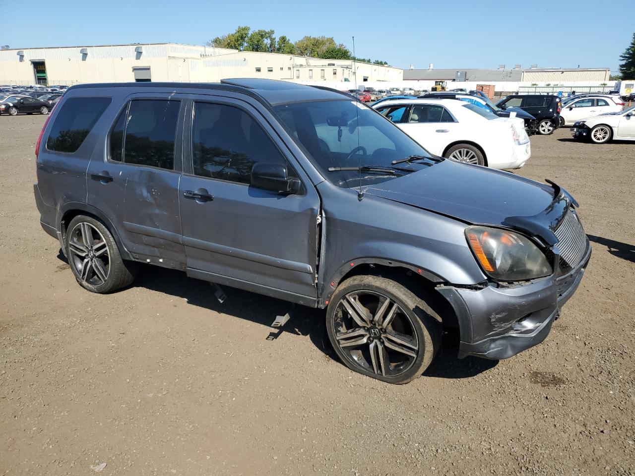 2005 Honda CR-V VIN SHSRD78925U329582 Copart auction photo, all over damage thumbnail 4
